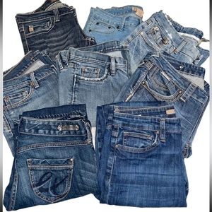 Bundle 3 Assorted Women's Jeans Lucky Brand KanCan Levis mixed brands